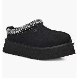 UGG Tazz Black Platform Clog Slip On Shoe Slippers W8‎ Authentic NIB